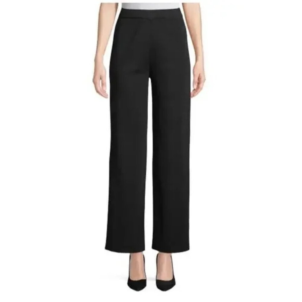 NWOT Misook Tailored Wide-Leg Pants size L